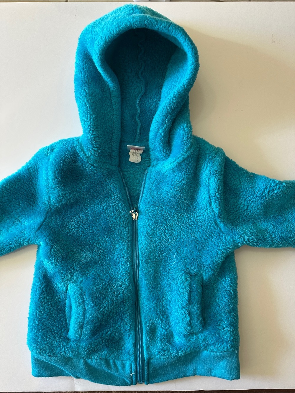 Cozy Hooded Puffer Jacket for Kids - Teal Blue